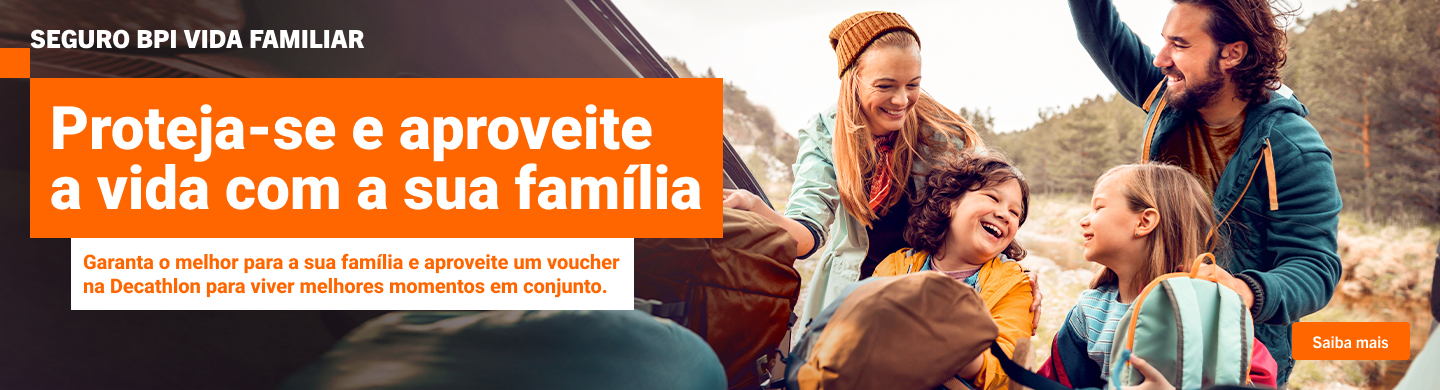 Info: Seguro Vida Familiar - voucher Decathlon - familia a tirar mochilas do carro