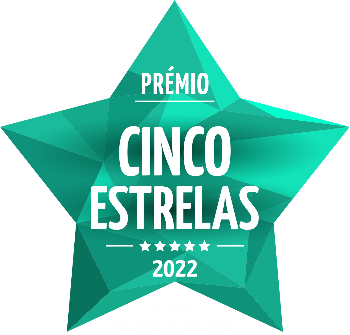 Prémio Cinco Estrelas 2022 - Plano Poupança Reforma
